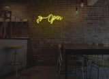 Flower Open Liquid Neon Sign