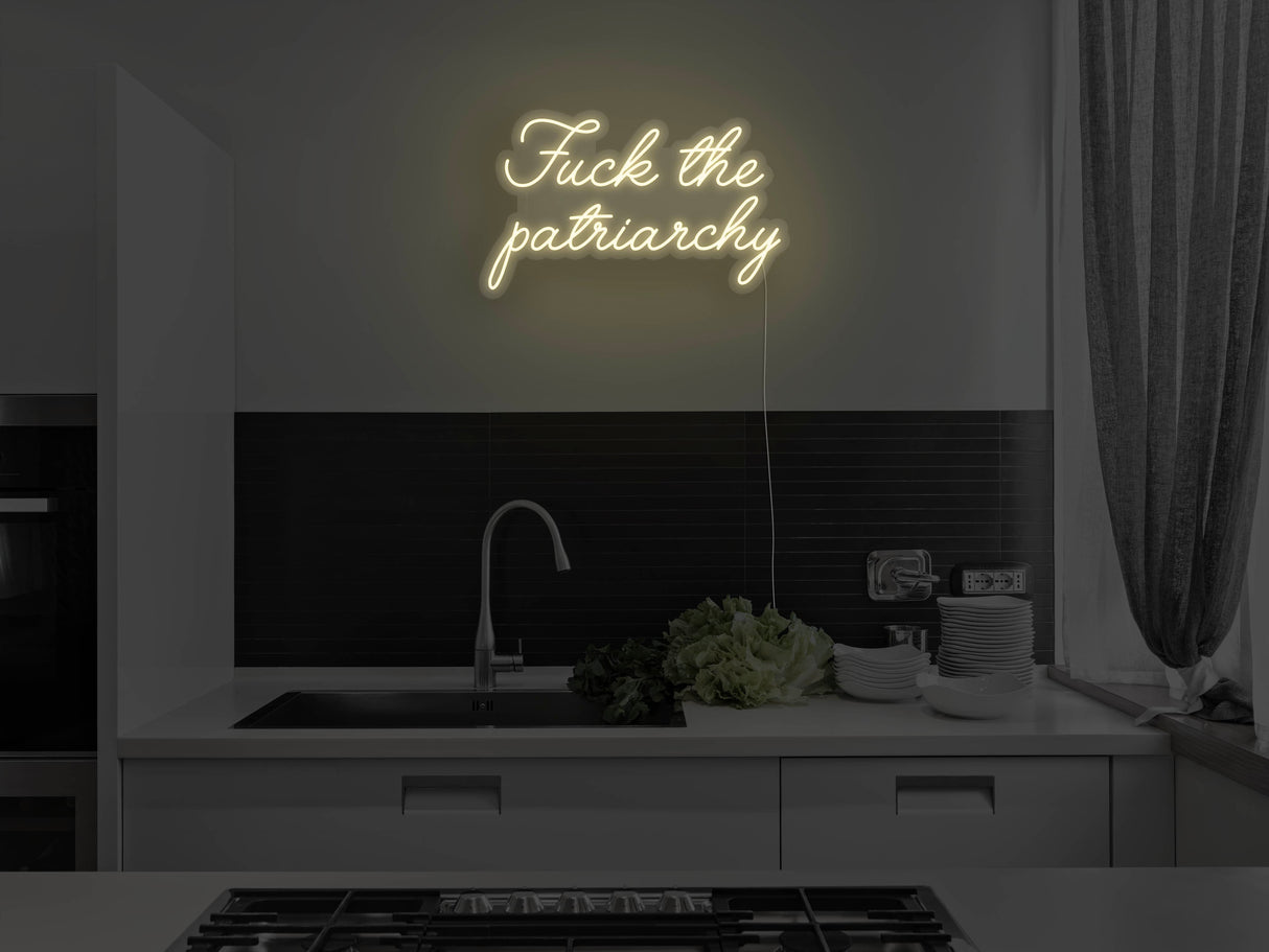 Fuck The Patriarchy LED Neon Sign