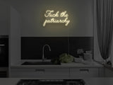 Fuck The Patriarchy LED Neon Sign