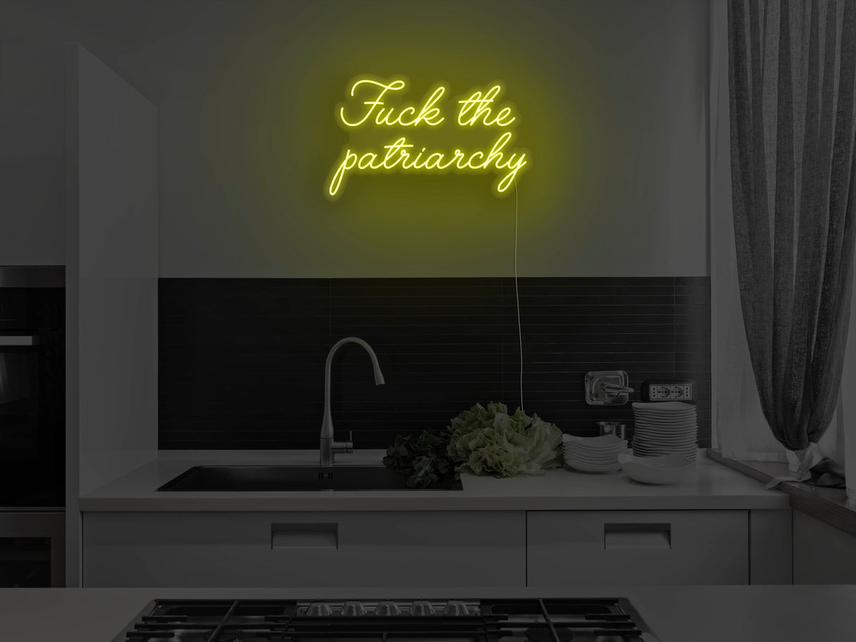Fuck The Patriarchy LED Neon Sign