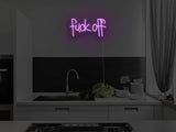 Fuck Off Liquid Neon Sign