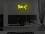 Fuck Off Liquid Neon Sign