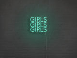 Girls Girls Girls LED Neon Sign