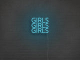 Girls Girls Girls LED Neon Sign