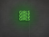 Girls Girls Girls LED Neon Sign