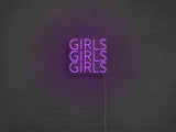 Girls Girls Girls LED Neon Sign
