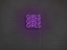 Girls Girls Girls LED Neon Sign