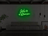 God Is A Womxn LED Neon Sign