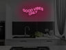 Good Vibes Only Liquid Neon Sign