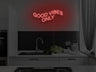 Good Vibes Only Liquid Neon Sign