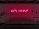 Happy Birthday LED Neon Sign