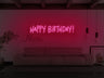 Happy Birthday LED Neon Sign
