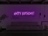 Happy Birthday LED Neon Sign