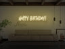 Happy Birthday LED Neon Sign
