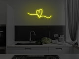 Love Me Knot LED Neon Sign