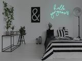 Hello Gorgeous 2.0 Liquid Neon Sign