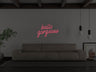 Hello Gorgeous Liquid Neon Sign