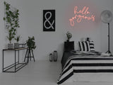 Hello Gorgeous 2.0 Liquid Neon Sign