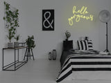 Hello Gorgeous 2.0 Liquid Neon Sign