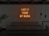 Got It From My Mama LED Neon Sign
