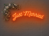 Just Married Arch LED Neon Sign