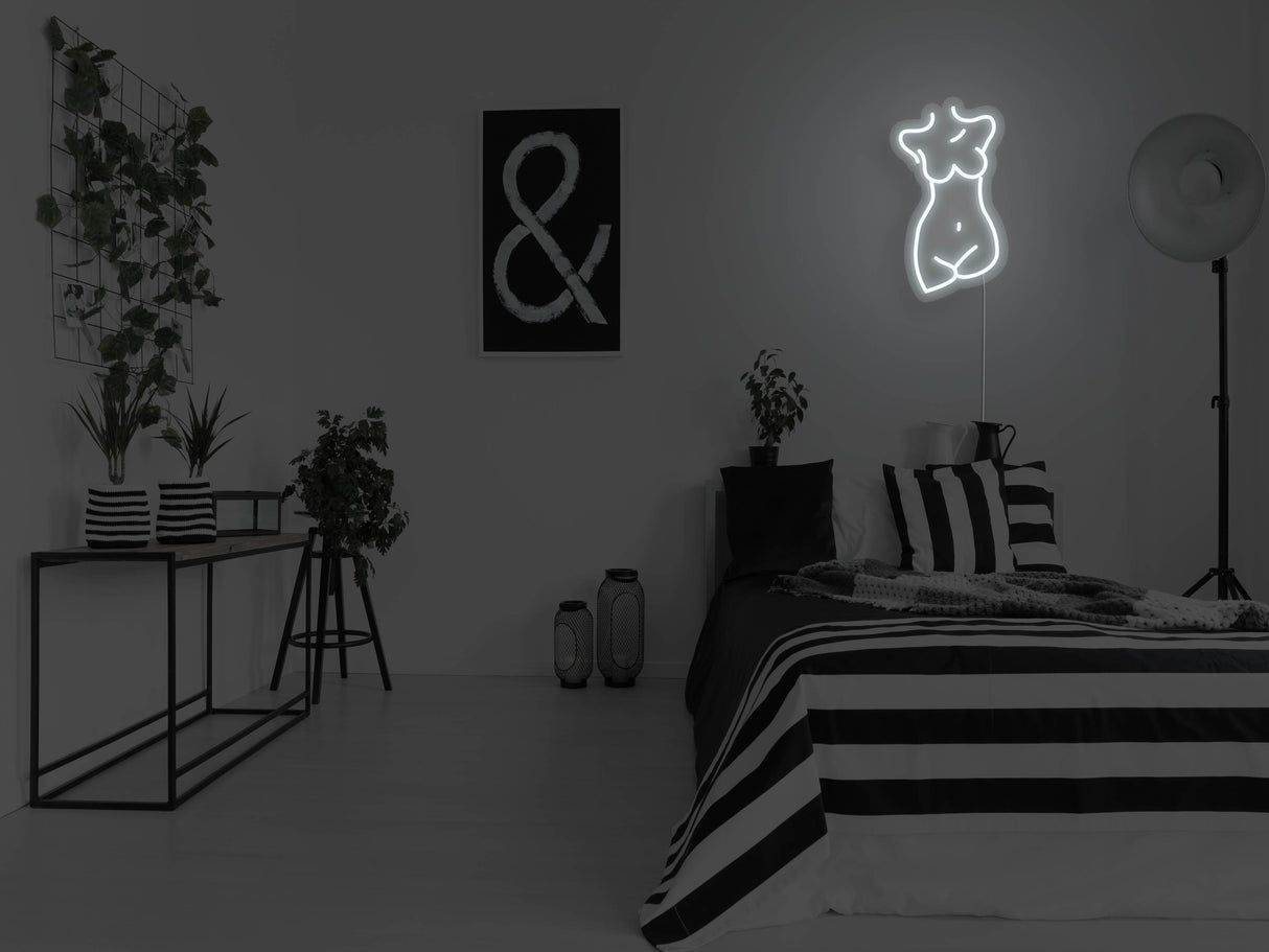 Female Sculpture Liquid Neon Sign