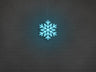 Snowflake LED Neon Sign