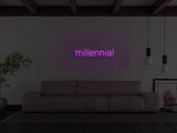 Millennial LED Neon Sign