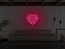 Mom Heart LED Neon Sign