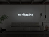 No Diggity LED Neon Sign