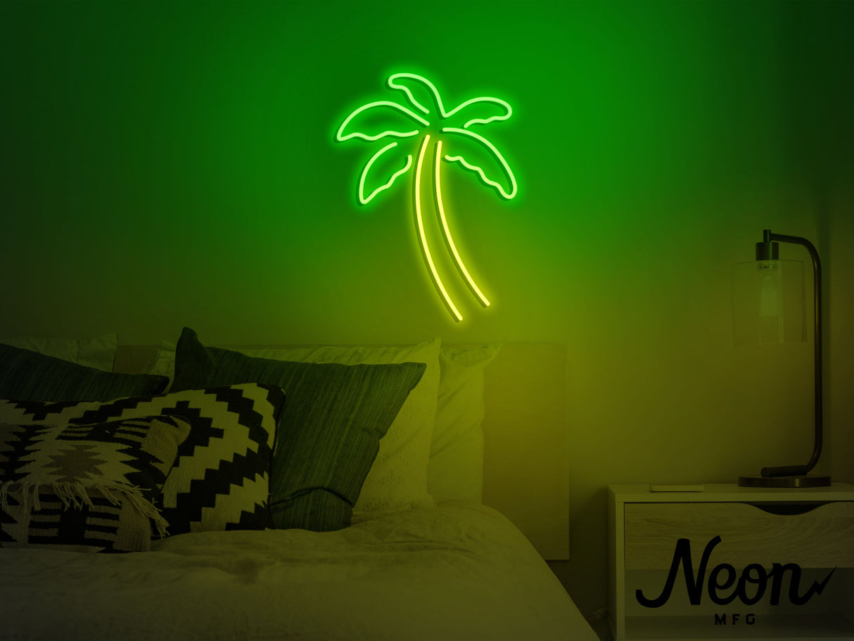 Palm Tree Liquid Neon Sign