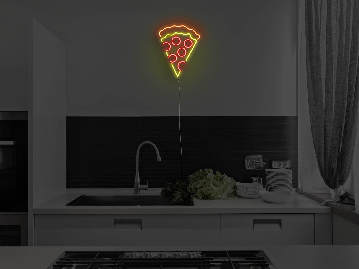 Pizza Liquid Neon Sign