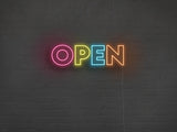 Rainbow Open Liquid Neon Sign