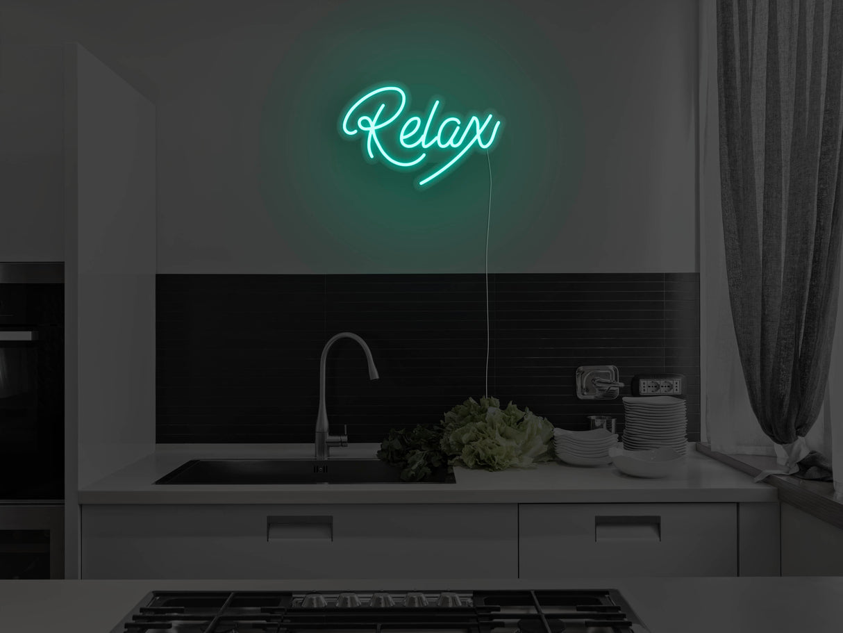 Relax LED Neon Sign