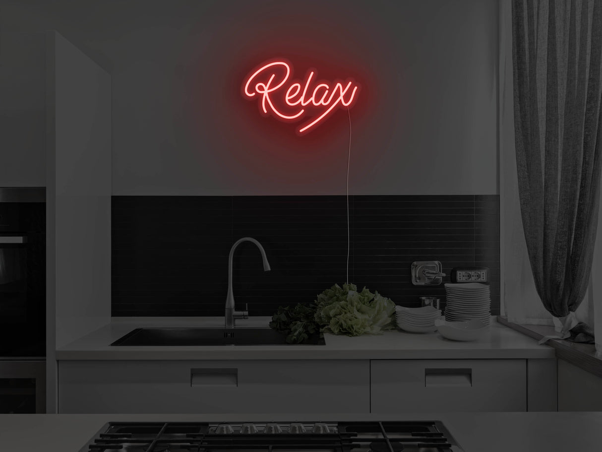 Relax LED Neon Sign
