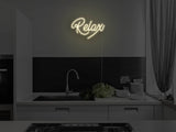 Relax LED Neon Sign