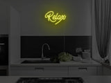Relax LED Neon Sign