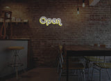 Retro Version 2 Open Liquid Neon Sign
