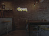Retro Version 2 Open Liquid Neon Sign