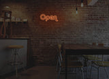 Retro Open Liquid Neon Sign