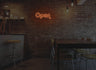 Retro Open Liquid Neon Sign