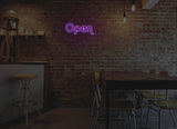 Retro Open Liquid Neon Sign
