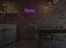 Retro Open Liquid Neon Sign