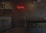 Retro Open Liquid Neon Sign