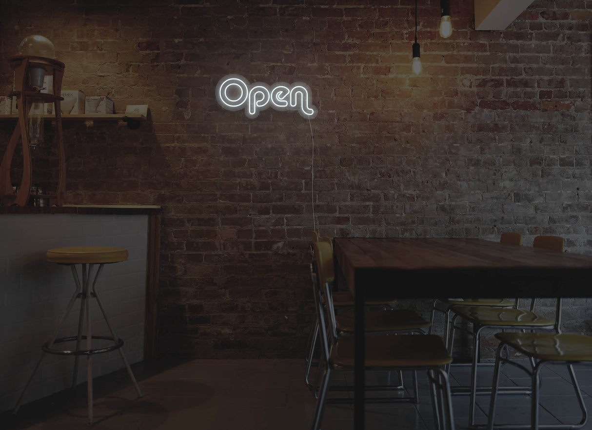 Retro Open Liquid Neon Sign
