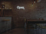 Retro Open Liquid Neon Sign