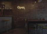 Retro Open Liquid Neon Sign