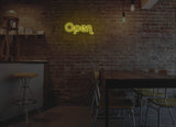 Retro Open Liquid Neon Sign
