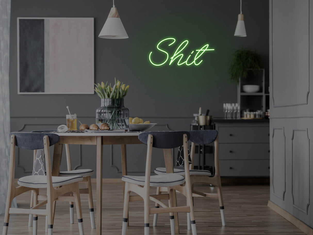Shit LED Neon Sign