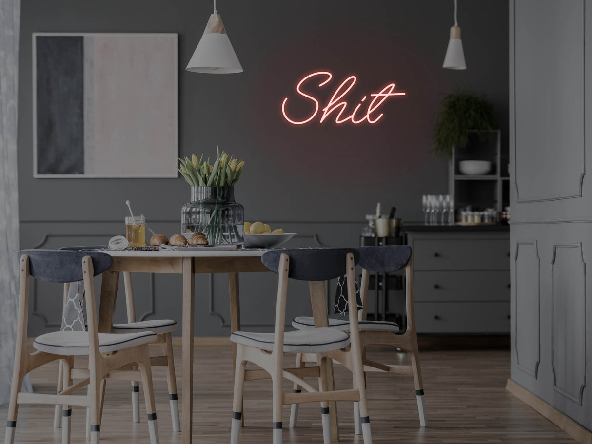 Shit LED Neon Sign